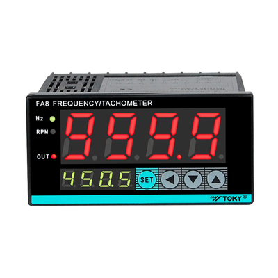 Le tachymètre de grande précision de fréquence de fa affichage à LED la sortie de l'alarme 1loop