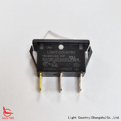 Commutateur Rocker à LED blanc de haute qualité, R4, 33x15 mm, ON-OFF, 20A 125V