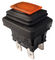 Commutateur électrique de bouton poussoir, logement de PA66/PC, LED orange, imperméable, LC83-3