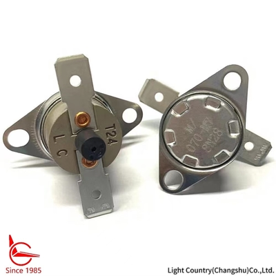 KSD301 Commutateur thermique, réinitialisation manuelle, utilisé pour la protection thermique dans l'instrument de physiothérapie