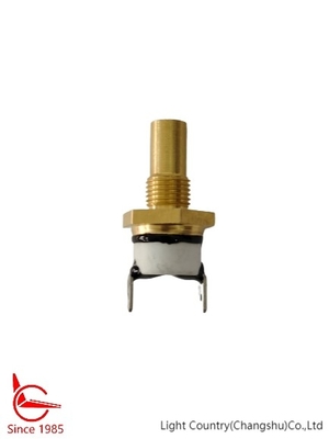 A fait le thermostat bimétallique de tête de cuivre faite sur commande utilisé pour le réservoir d'eau de véhicule